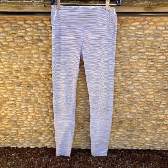 All Fenix Piper Black/White Stripe Leggings. Size Medium. Excellent Condition. - Picture 2 of 10